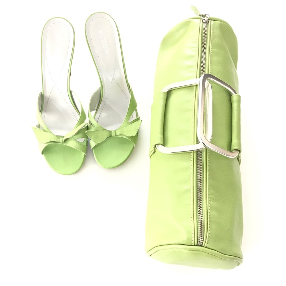 Bag and shoes are Shoes nice combo. Great price.